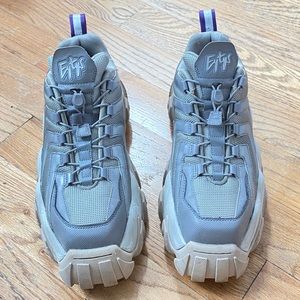 Eytys Grey Halo Sneakers with Reflective Panels